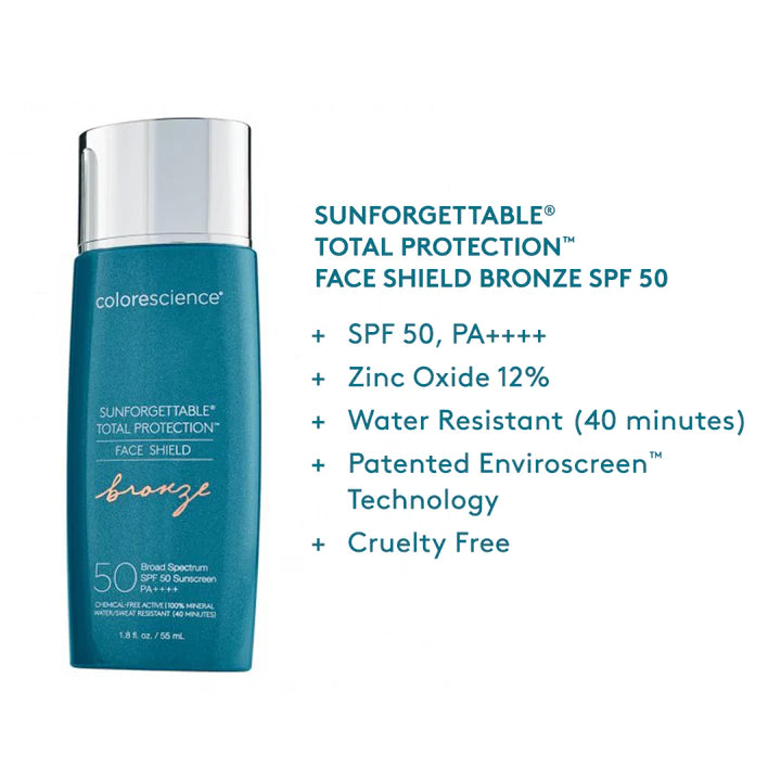 "Sunforgettable® Total Protection™ Face Shield Bronze SPF 50"