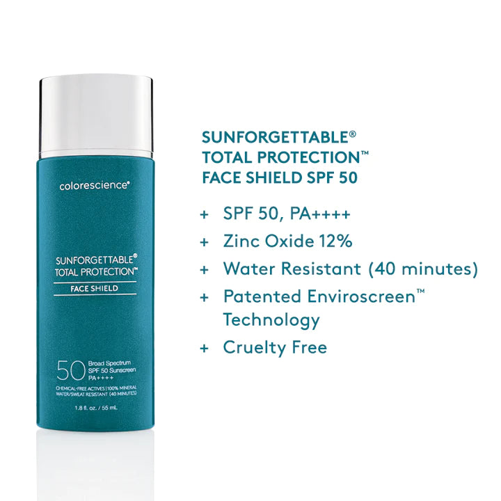 "SUNFORGETTABLE® TOTAL PROTECTION™ FACE SHIELD CLASSIC SPF 50"