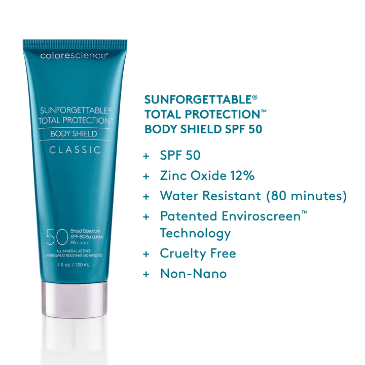 "Sunforgettable® Total Protection™ Body Shield Classic SPF 50 swatch"